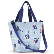 Сумка shopper xs leaves blue