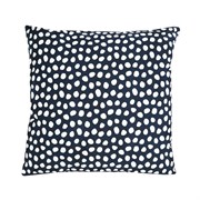 Чехол для подушки из хлопка с принтом funky dots, темно-серый cuts&pieces, 45х45 см