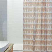 Штора для ванной popple цвета пыльной розы cuts&pieces, 180х200 см