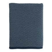 Плед из хлопка фактурной вязки essential, 130х180 см