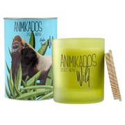 Свеча ароматическая gorilla - амбровый wild 40 ч