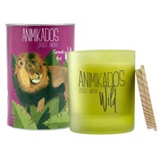 Свеча ароматическая lion - древесный wild 40 ч