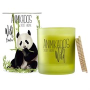 Свеча ароматическая panda - бамбуковый wild 40 ч