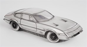 Скульптура-автомобиль "Jaguar E Type", металл, 23 см