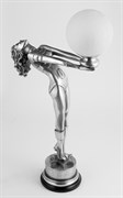 Скульптура-светильник "Барбарелла", металл, 76 см