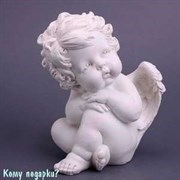 Фигурка "Сидящий ангелочек", коллекция "amore", l=18 см