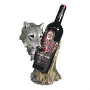 Подставка под бутылку Волк цвет: акрил L14W17H26 см