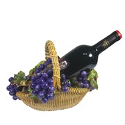 Подставка под бутылку Корзина с виноградом цвет: акрил L26.5W20H19 см