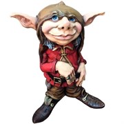 Фигура декоративная Лепрекон красный Н46см