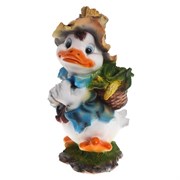 Фигура садовая Утка с кукурузой L23W22H46 см.