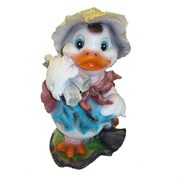 Фигура садовая Утка-дровосек L24W20H39 см.
