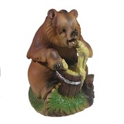 Фигурка декоративная Мишка с медом L17.5W18 Н22 см.