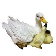 Фигура садовая Утка с утятами L27W19Н27  см.