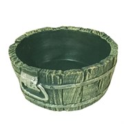 Кашпо декоративное Ушат круглый L14.5W14H6см