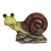 Фигура декоративная садовая Улитка мультяшная L20W11H14.5см