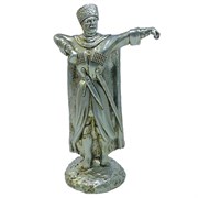 Фигура декоративная Джигит цвет: серебро L19W23H45см