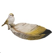 Подставка под мелочи Птичка на перышке цвет: акрил L26W10H10.5см