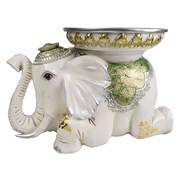 Изделие декоративное Слон цвет: слоновая кость L46W29.5H32см