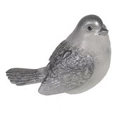 Фигура декоративная Красивая птичка (серебро) L9W12H9см.