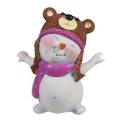 Фигура декоративная Снеговик L8,5W10,5H11.5