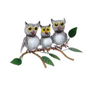 Фигурка декоративная "Совы", L25 W15 H15 см