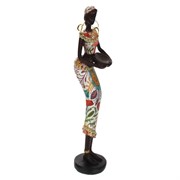 Фигурка декоративная "Африканка", L5,5 W5,5 H28 см