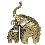 Фигурка декоратиная "Слон", набор из 2-х шт, L11/5 W6/3,5 H17/9 см