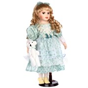 Кукла фарфоровая "Стефания" L18W15H40 см
