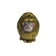 Фигурка декоративная Серый Джим в орешке (золото) L5 W4 H4 см