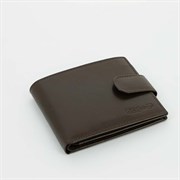 Портмоне S.Quire, натуральная воловья кожа, коричневый, гладкая, 11,5 x 9 x 2,2 см