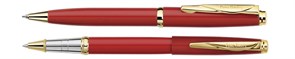 Набор: ручка шариковая + роллер Pierre Cardin PEN and PEN. Цвет - красный.Упаковка Е или E-1