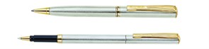 Набор: ручка шариковая + роллер Pierre Cardin PEN and PEN, корпус - латунь. Упаковка Е или E-1