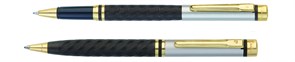 Набор: ручка шариковая + роллер Pierre Cardin PEN and PEN, корпус - латунь со спец.матовым покрытием