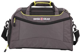Сумка SWISSGEAR, серый/салатовый, полиэстер 900D, 48х24x30 см, 35 л