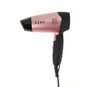 Фен DEWAL BEAUTY Aero Rose, дорожный, чёрно-розовый, 1400 Вт, 1 насадка