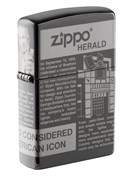 Зажигалка Zippo Classic с покрытием Black Ice® 49049