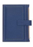 Записная книжка Pierre Cardin в обложке, синяя, 21,5 х 15,5, 3,5 см