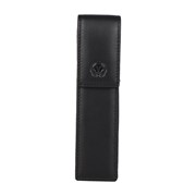 Чехол для ручки Cross Classics Black, на две ручки, кожа наппа, гладкая, чёрный, 15,5 х 4 х 1,8 см