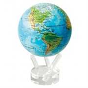 Глобус самовращающийся MOVA GLOBE d16,5 см с общегеографической  картой Мира