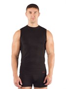 Майка  мужская Achile/ кор. рукав/ синтетика/ черный/ L-XL