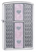Широкая зажигалка Zippo Heartfelt Triniti 24199