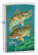 Широкая зажигалка Zippo Guy Harvey Walleye 24304