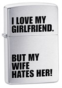 Широкая зажигалка Zippo Luvgrlfriend 24522