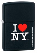 Широкая зажигалка Zippo I Love NY 24798