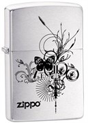 Широкая зажигалка Zippo Zippo Butterfly 24800