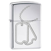Широкая зажигалка Zippo Dog Tags 24836
