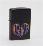 Широкая зажигалка Zippo Colourful Love 28045