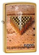 Широкая зажигалка Zippo Bullets 28674