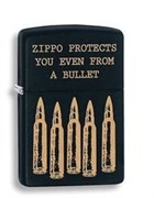 Широкая зажигалка Zippo Bullet 28762