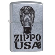 Широкая зажигалка Zippo Cobra 28776